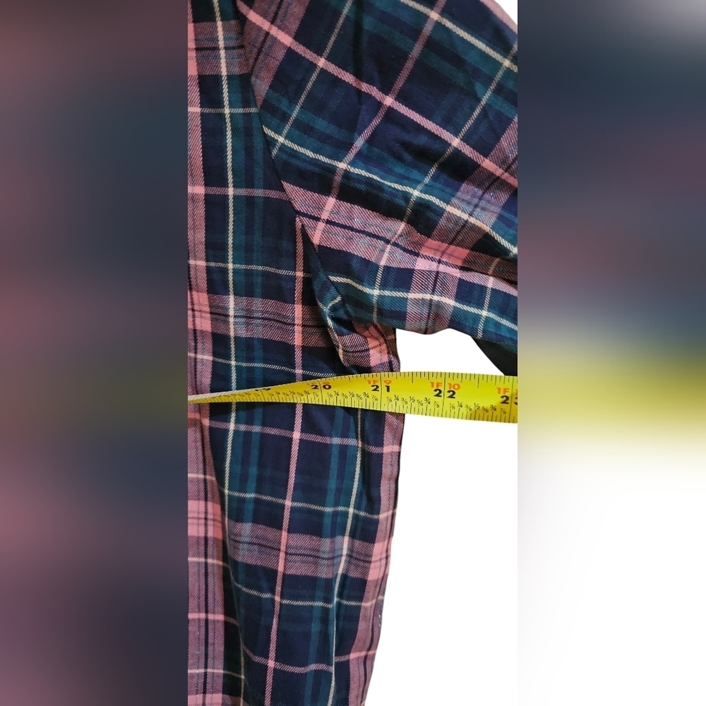 Victoria's Secret - NEW Plaid Shimmery Lightweight Pajama Top - Just the top!​​​ - Picture 6 of 8